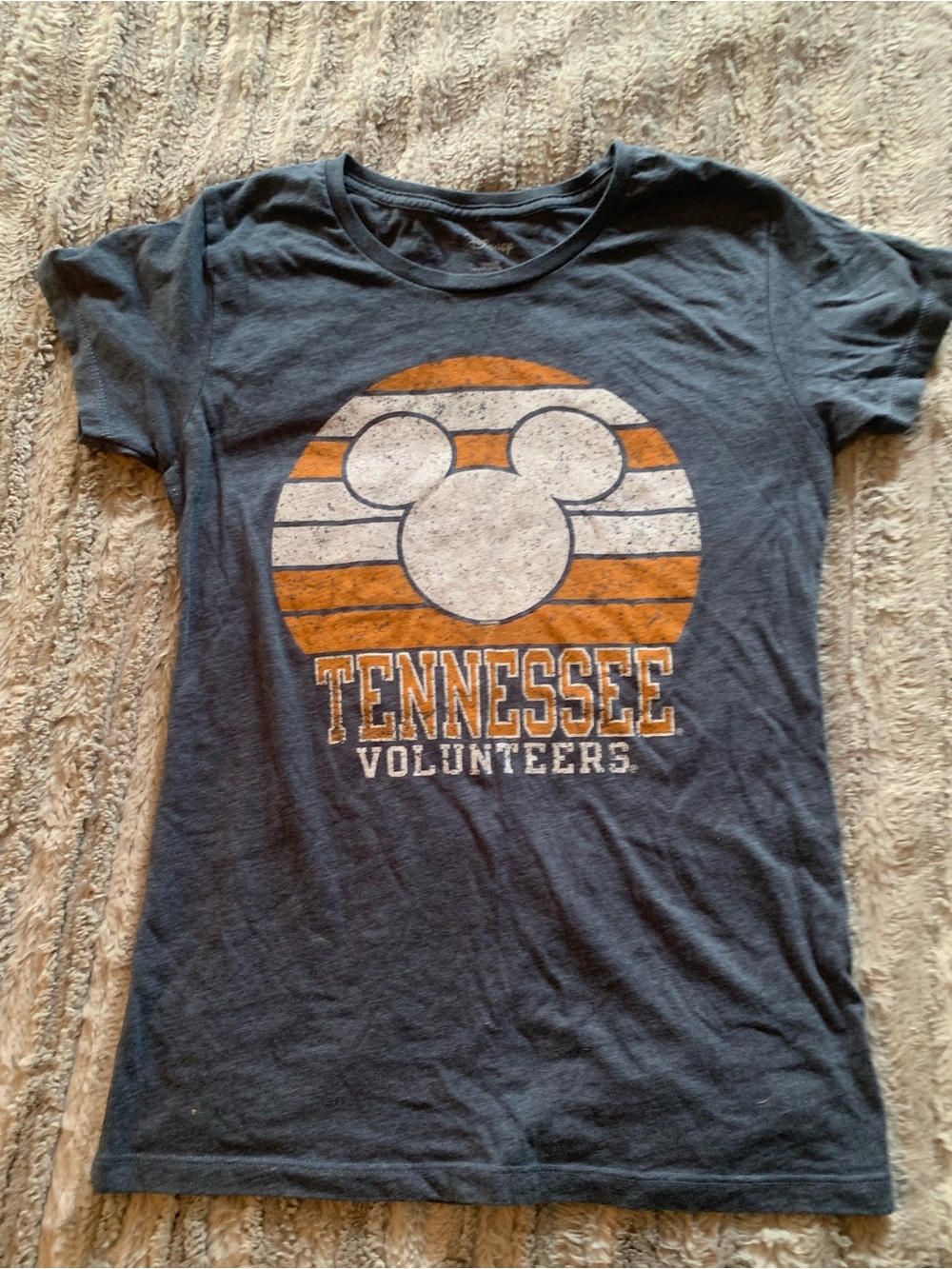Disney Tennessee Volunteers , heathered blue fitted t-shirt size medium